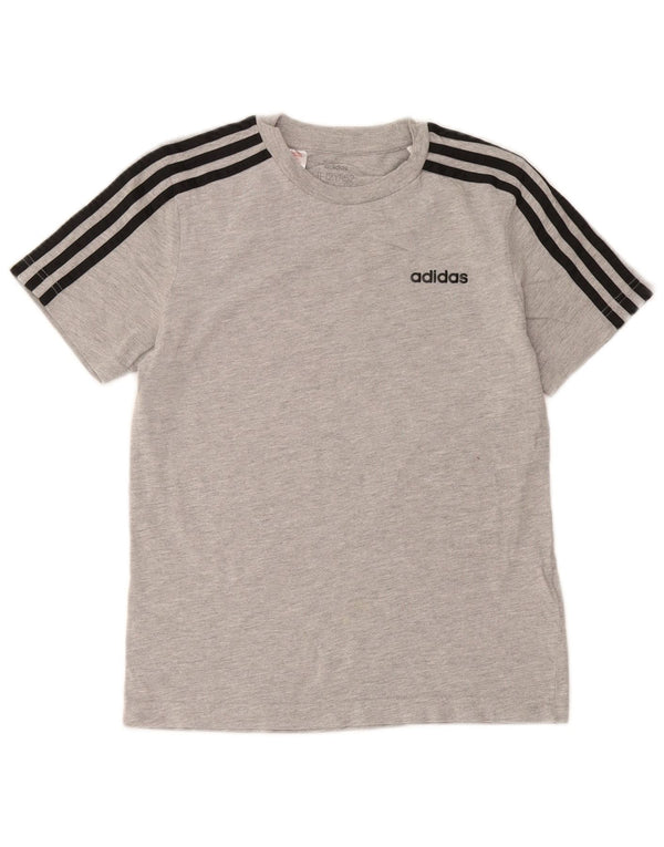Adidas μπλουζάκι για αγόρια 11-12 ετών βαμβακερό γκρι