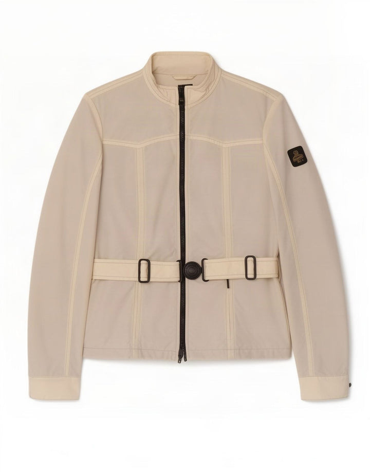 Γυναικείο μπουφάν βροχής Refrigiwear UK 10 Small Off White Nylon