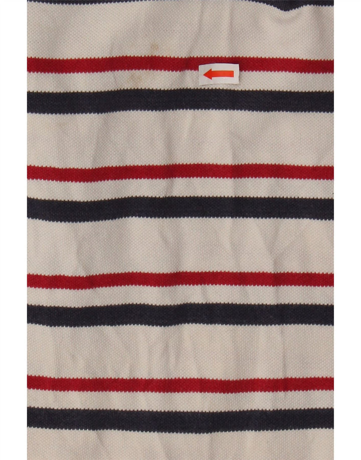 WRANGLER Μπλουζάκι πόλο για αγόρια 15-16 ετών 2XL Λευκό ριγέ βαμβακερό