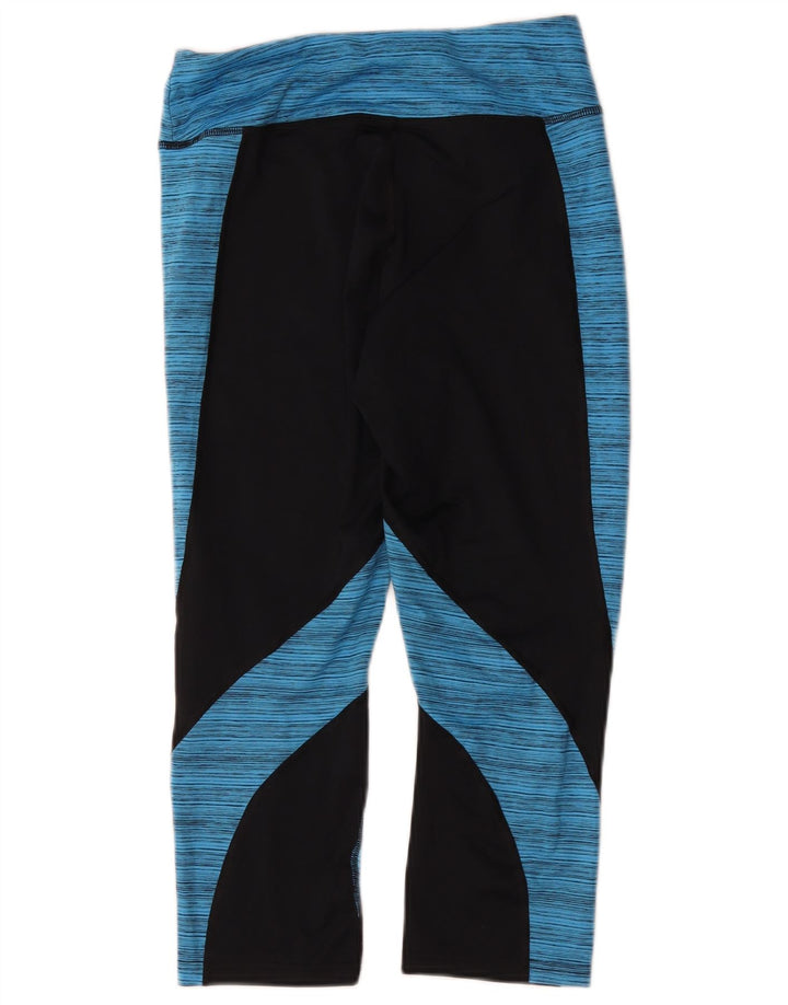 Champion γυναικεία κολάν Capri UK 14 Medium Black Colourblock Polyester
