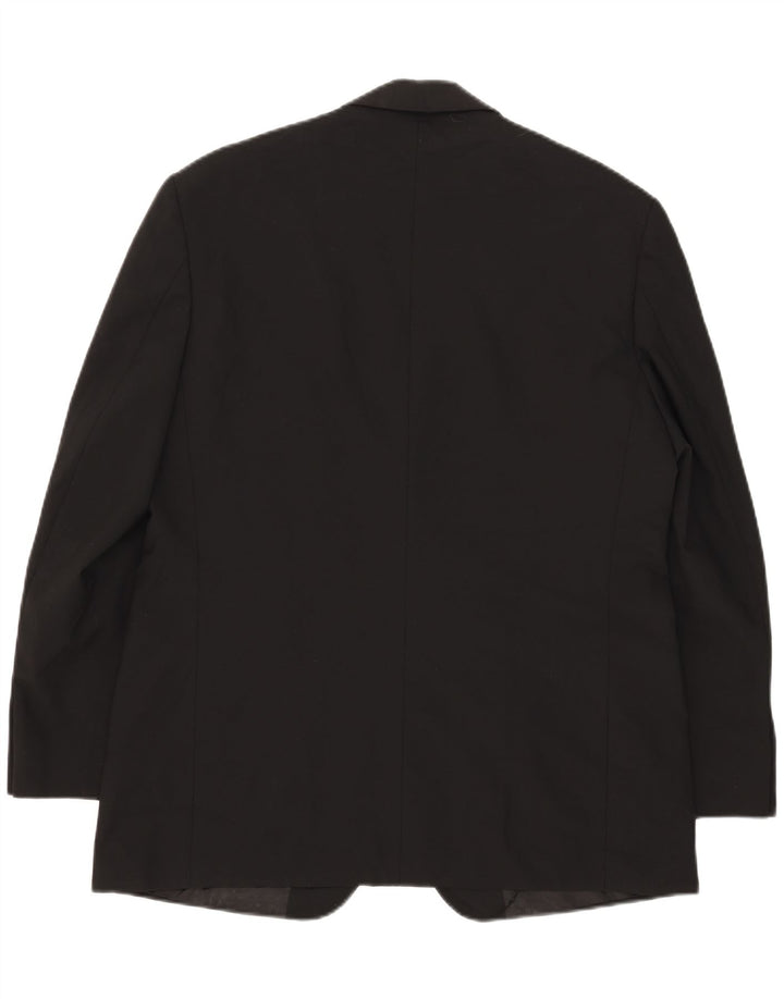 Marks & Spencer Ανδρικό μπουφάν blazer UK 42 μεγάλο μαύρο πολυεστέρα
