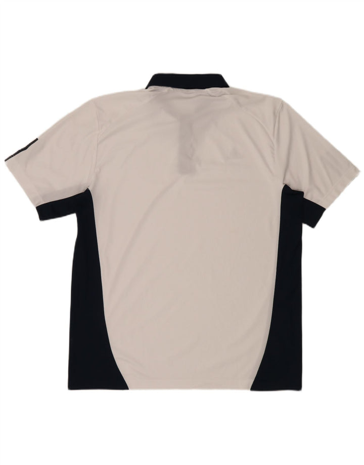 Adidas Ανδρικό πουκάμισο Polo XL Λευκό πολυεστέρας