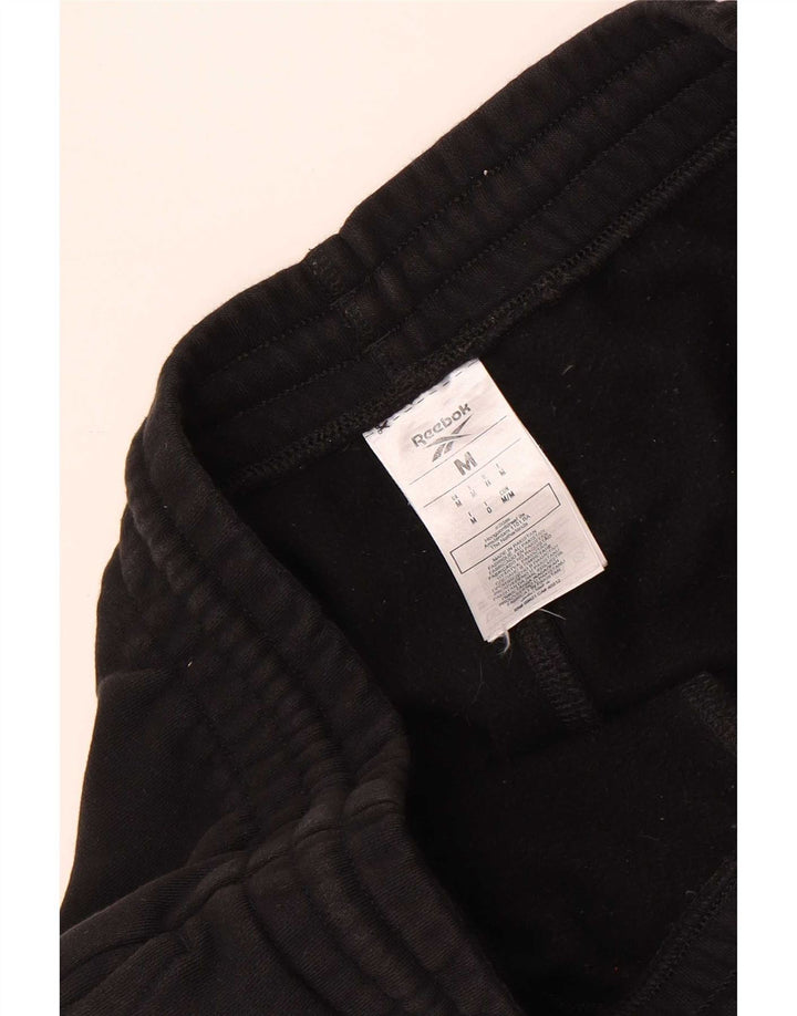 Ανδρική φόρμα Reebok Παντελόνι Joggers Μεσαίο μαύρο βαμβακερό