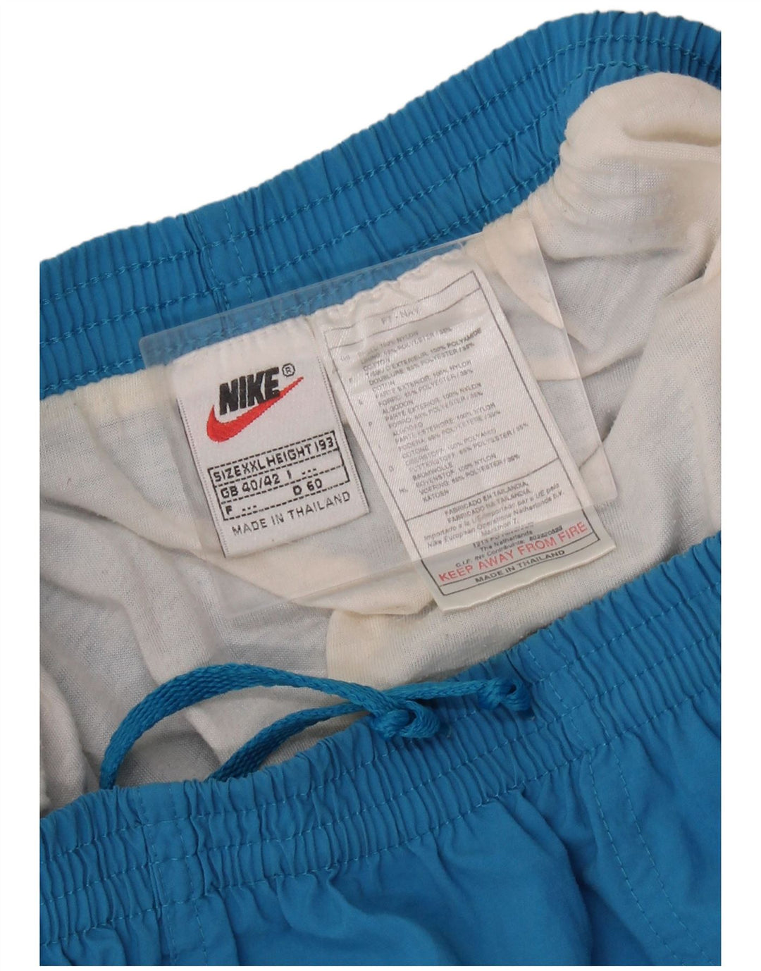 NIKE Mens Sport Shorts 2XL  Blue Nylon