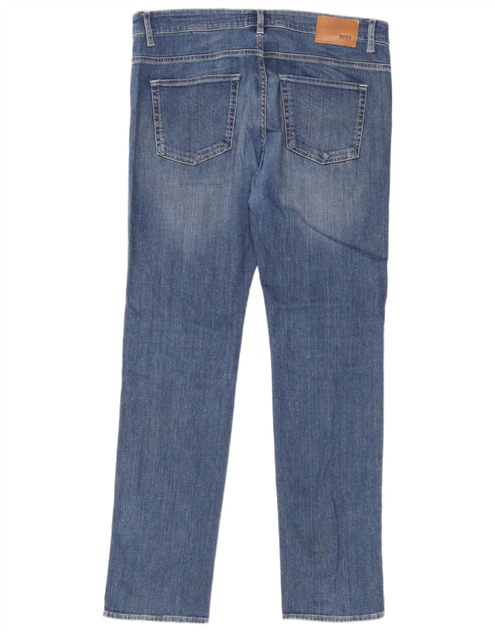 Ανδρικό τζιν Hugo Boss Slim W34 L32 Μπλε βαμβακερό