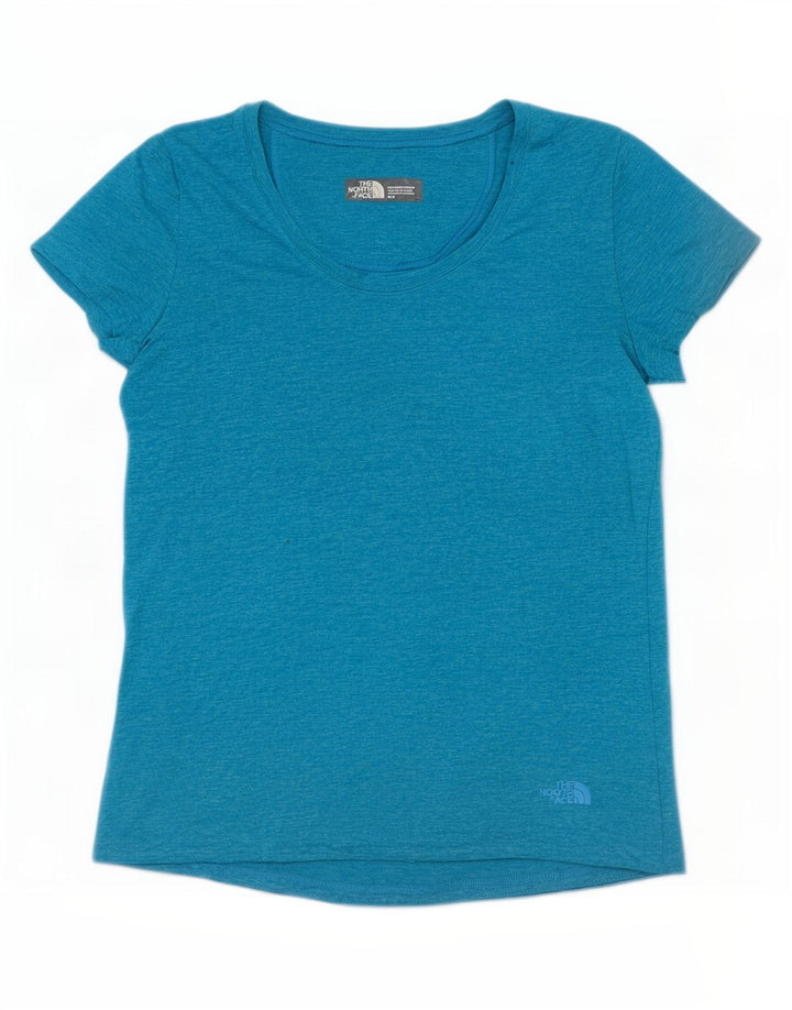 The North Face γυναικείο T-Shirt Top UK 12 Medium Blue Flecked Polyester