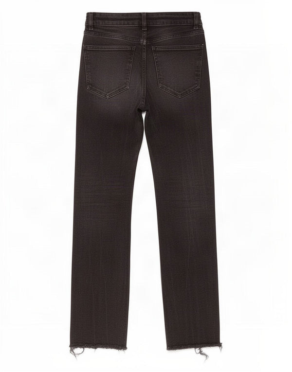 Zara Γυναικείο ίσιο τζιν EU 34 2XS W24 L25 Μαύρο