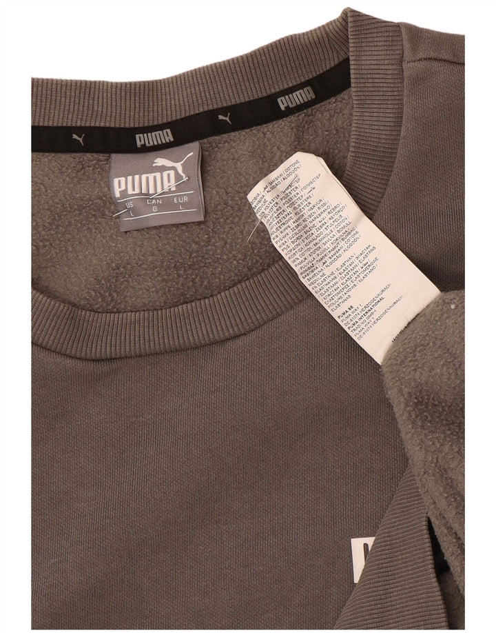 Ανδρικό φούτερ Puma Jumper Μεγάλο Γκρι Βαμβακερό
