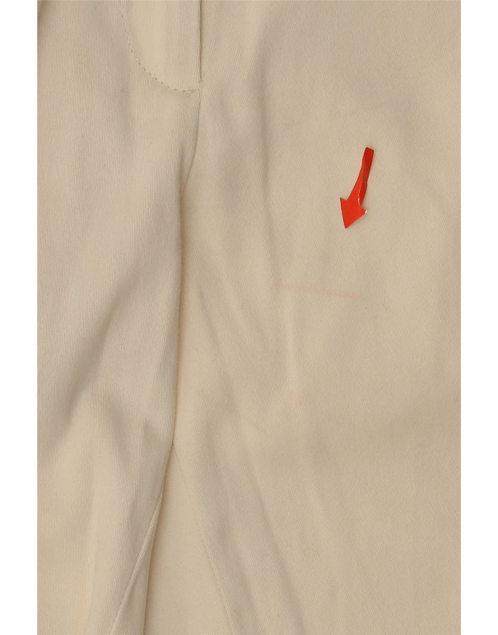Massimo Dutti Γυναικείο Cropped Παντελόνι EU 42 Large W30 L25 White