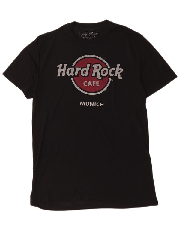 Ανδρικό γραφικό T-shirt Hard Rock Cafe Munich Top Medium Μαύρο