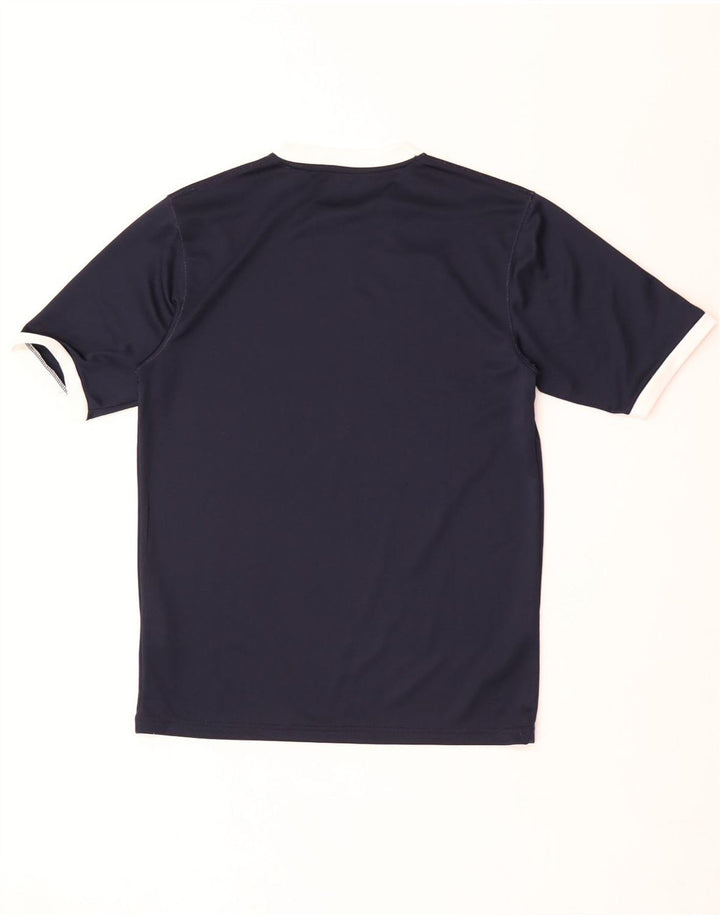 Ανδρικό T-Shirt Umbro Top Small Navy Blue Colorblock Πολυεστέρας