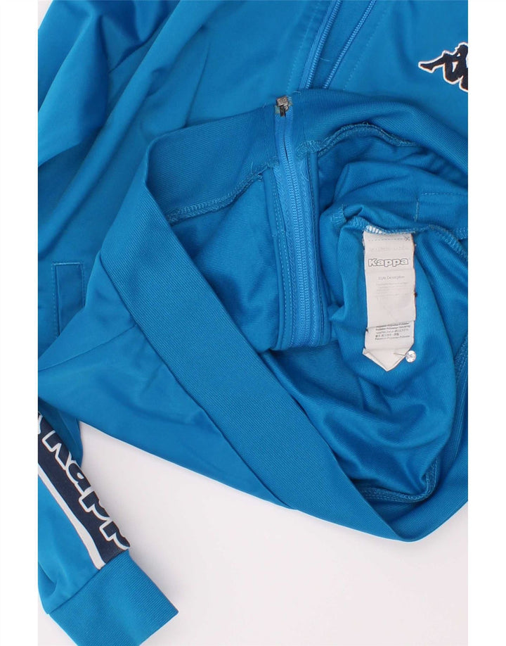 Kappa Boys Graphic αθλητική φόρμα Top Jacket 11-12 Years Blue Colourblock