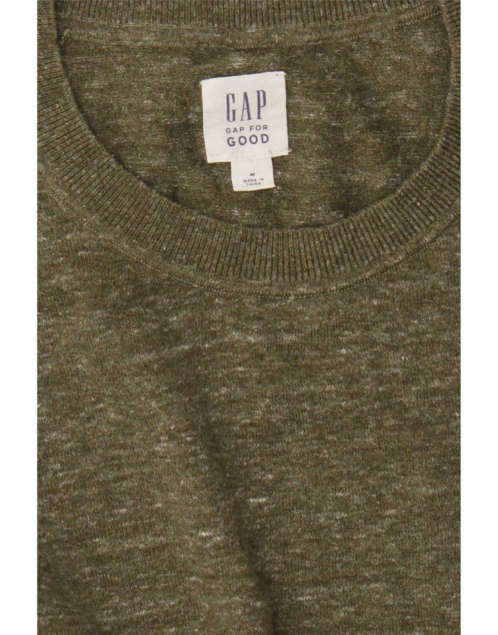 Ανδρικό πουλόβερ Gap Crew Neck Jumper Medium Khaki Flecked