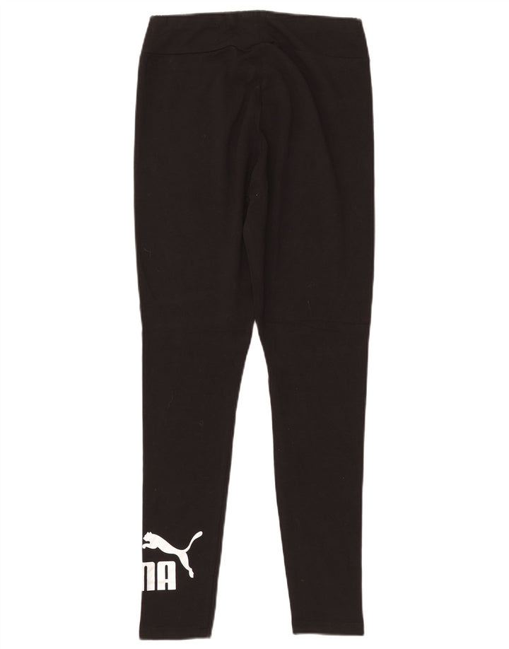 Γυναικεία γραφικά κολάν PUMA UK 12 Medium Black Synthetic