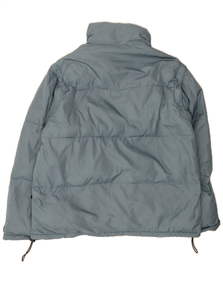SALEWA Mens Padded Jacket UK 42 XL Blue Nylon Vintage SALEWA and Second-Hand SALEWA from Messina Hembry 