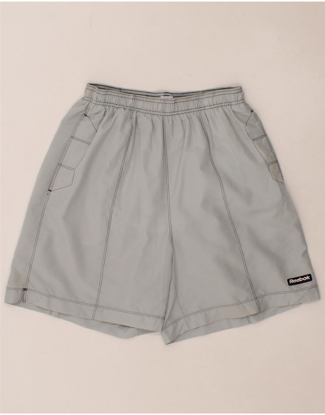 REEBOK Mens Sport Shorts Medium  Blue Polyester Vintage Reebok and Second-Hand Reebok from Messina Hembry 