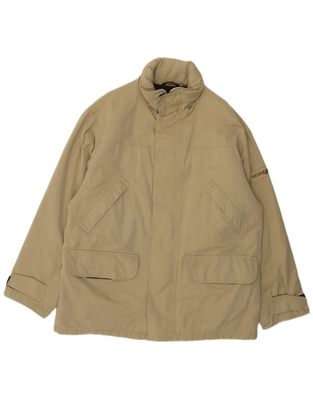 Henri Lloyd Mens Utility Jacket UK 40 Large Green Cotton