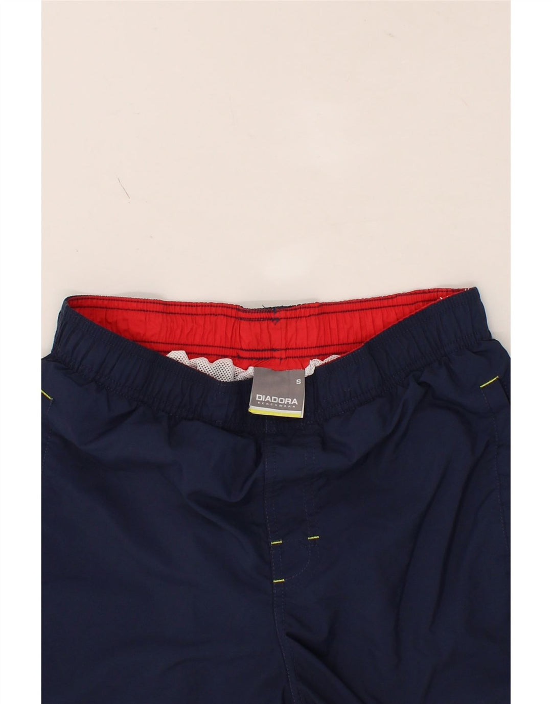 DIADORA Mens Swimming Shorts Small Navy Blue Polyester Vintage Diadora and Second-Hand Diadora from Messina Hembry 
