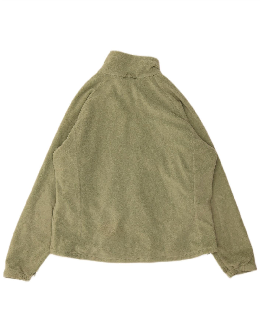 Columbia Womens Interchange Liner Fleece Jacket UK 18 XL Green Polyester