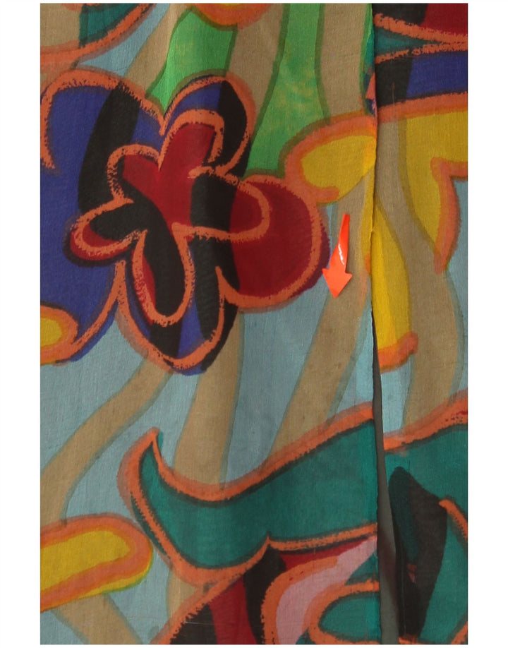 VINTAGE Γυναικείο Abstract Pattern Shift φόρεμα UK 14 Medium πολύχρωμο