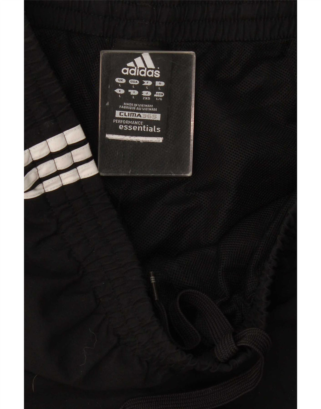 Adidas Ανδρική φόρμα Clima 365 Παντελόνι Joggers Μεγάλο Μαύρο Πολυεστέρα