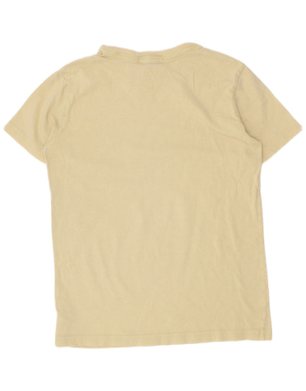 Polo Ralph Lauren Boys Graphic T-Shirt Top 6-7 Years Yellow Cotton