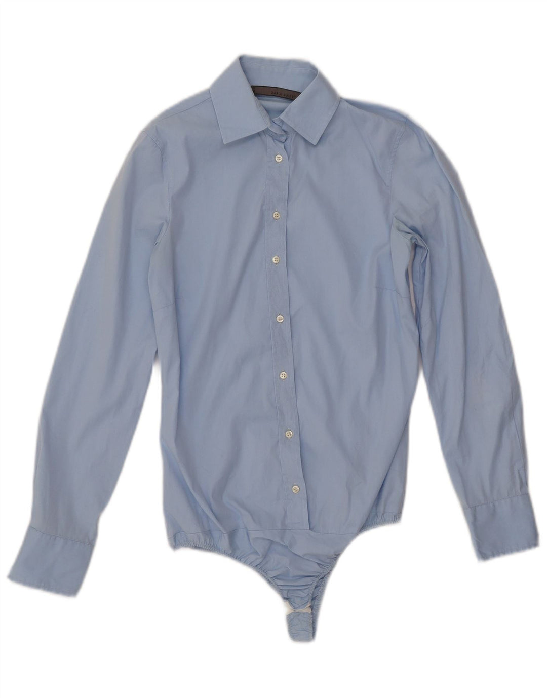 Γυναικείο μακρυμάνικο κορμάκι ZARA UK 6 XS Μπλε βαμβακερό