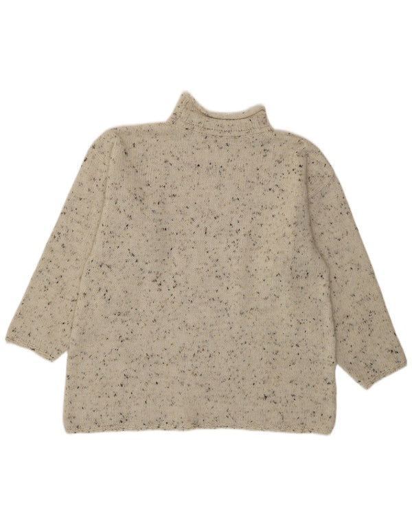 Γυναικείο πουλόβερ με λαιμό χελώνα VINTAGE UK 18 XL ακρυλικό γκρι