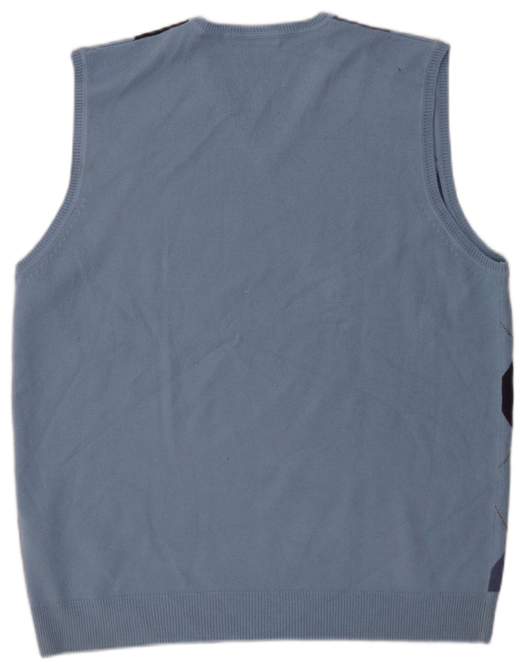 Marks & Spencer Ανδρικό γιλέκο Autograph Tank Top Large Blue Argyle/Diamond