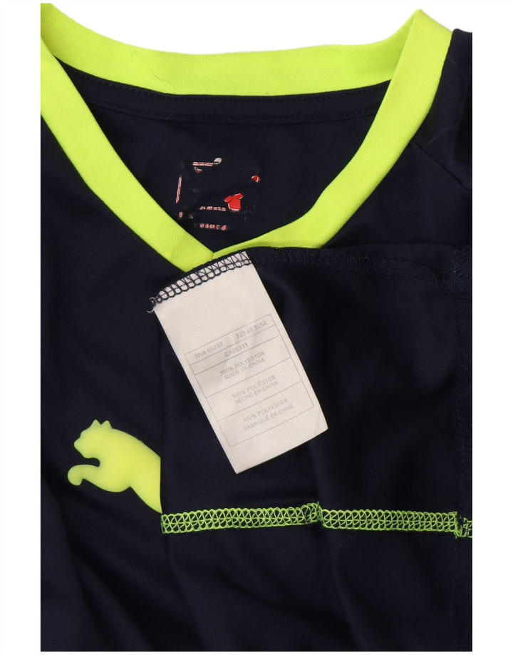 Γυναικείο γραφικό T-Shirt PUMA Top Medium Navy Blue Polyester