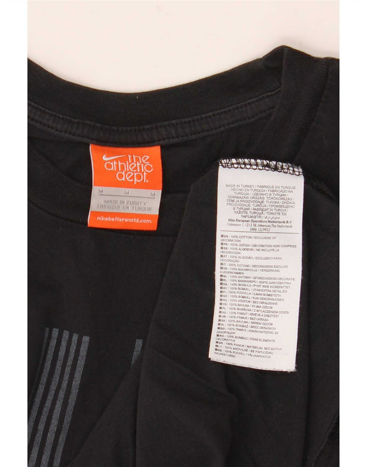 Ανδρικό γραφικό T-Shirt Adidas Top Μεσαίο μαύρο βαμβακερό