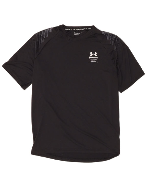 Under Armour Ανδρικό T-Shirt Top Large Μαύρο Πολυεστέρας