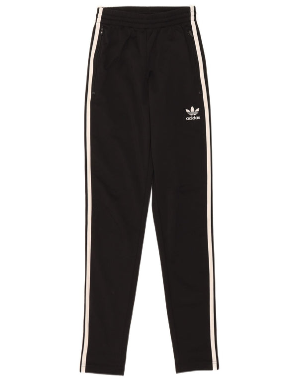Adidas Womens Tracksuit Trousers UK 4 XS Black Polyester