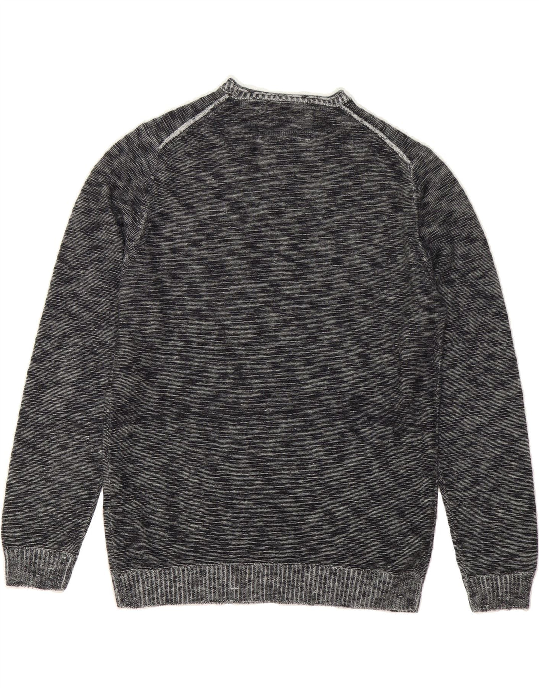 GAS Mens Crew Neck Jumper Sweater XL Grey Cotton Vintage Gas and Second-Hand Gas from Messina Hembry 