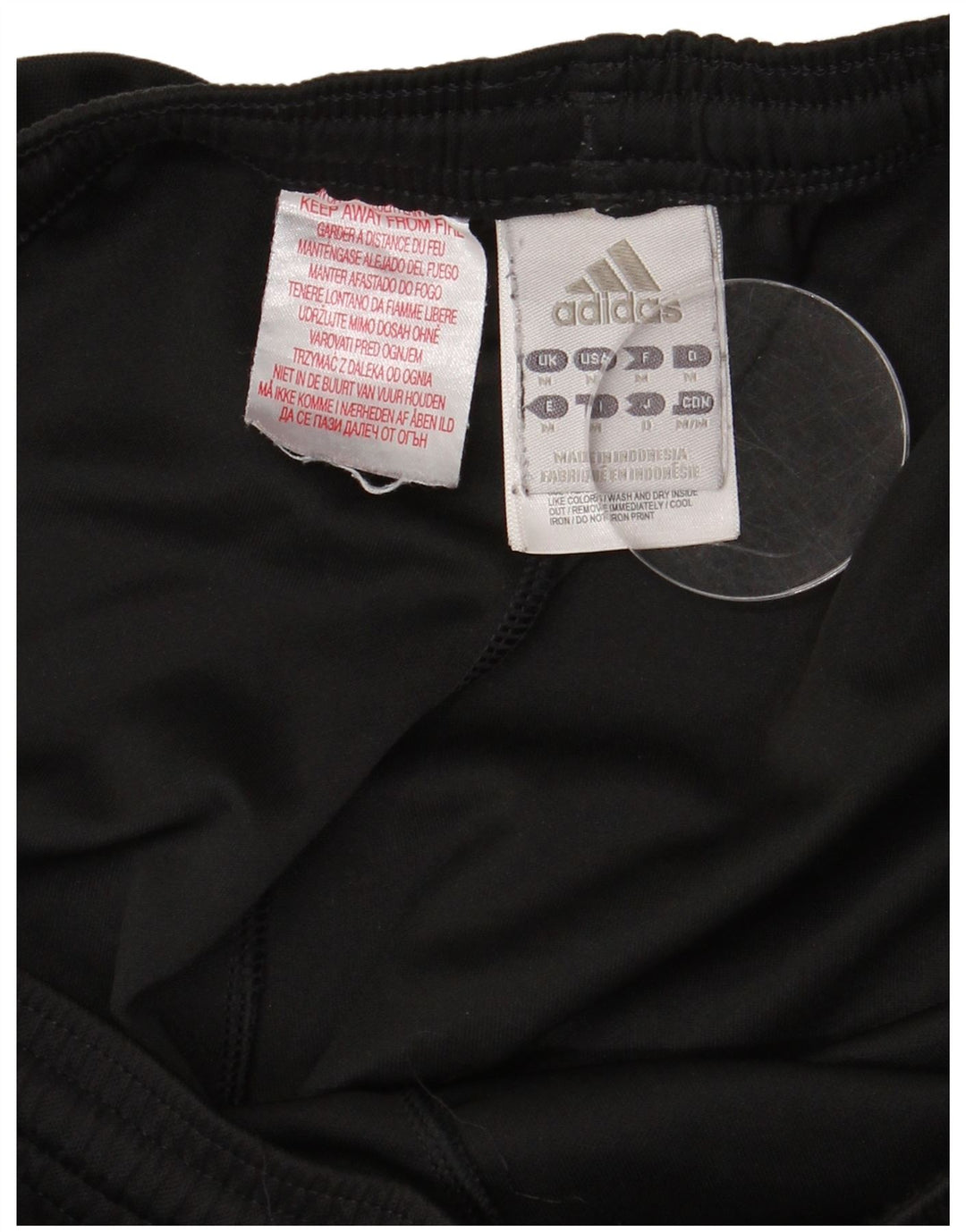 Ανδρικό αθλητικό σορτς ADIDAS Climalite από μεσαίο μαύρο πολυεστέρα