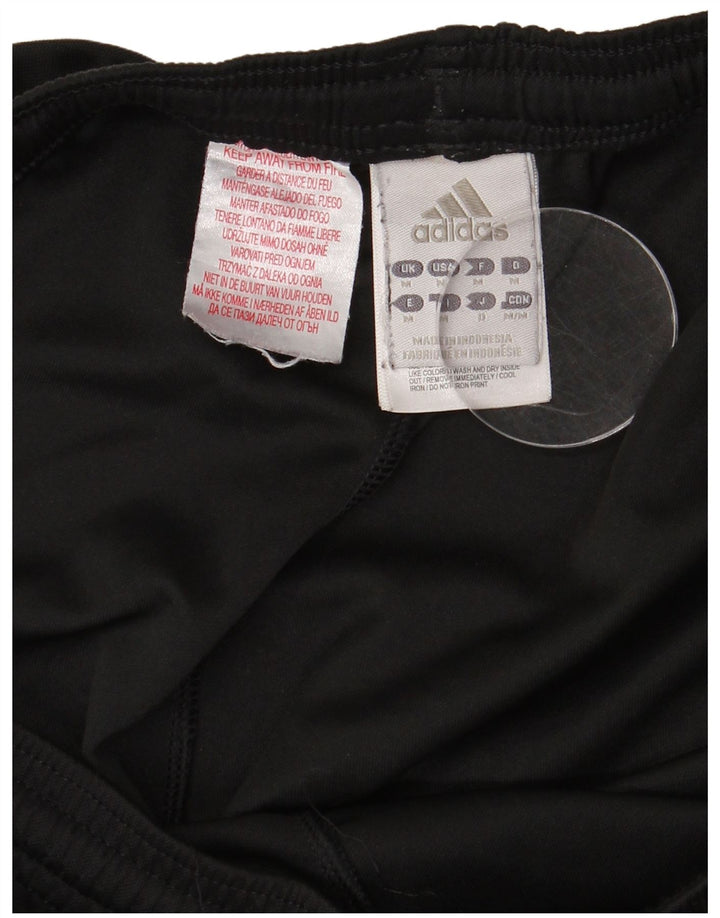 Ανδρικό αθλητικό σορτς ADIDAS Climalite από μεσαίο μαύρο πολυεστέρα