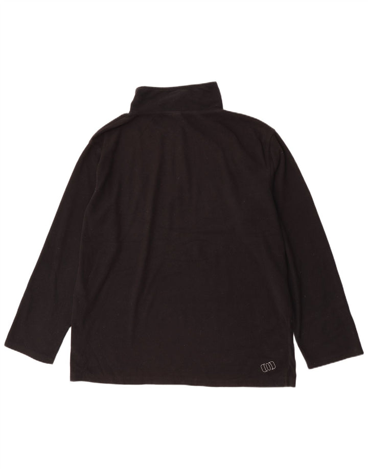 Ανδρικό Animal Graphic Zip Fleece Jumper XL Μαύρος πολυεστέρας