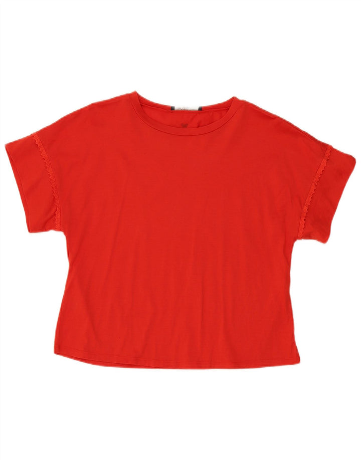 Max Mara Γυναικείο T-Shirt Top UK 14 Medium Red