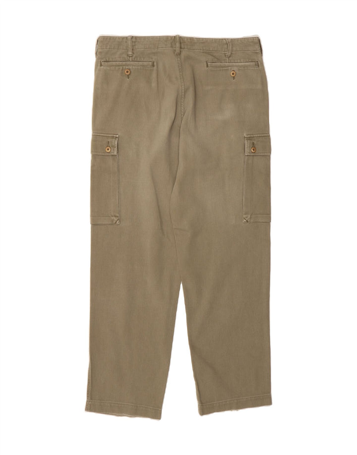 OCEAN PACIFIC Womens Straight Cargo Trousers W34 L31  Beige Vintage Ocean Pacific and Second-Hand Ocean Pacific from Messina Hembry 