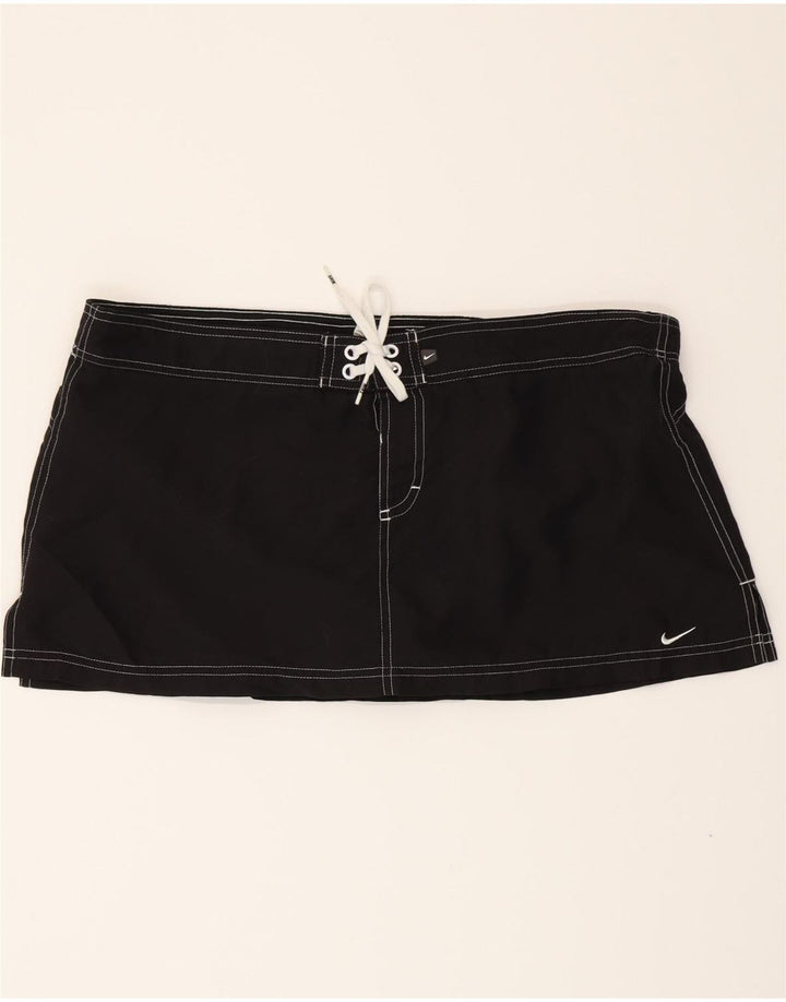 NIKE Womens Swimming Shorts UK 18 XL Black Polyester Vintage Nike and Second-Hand Nike from Messina Hembry 
