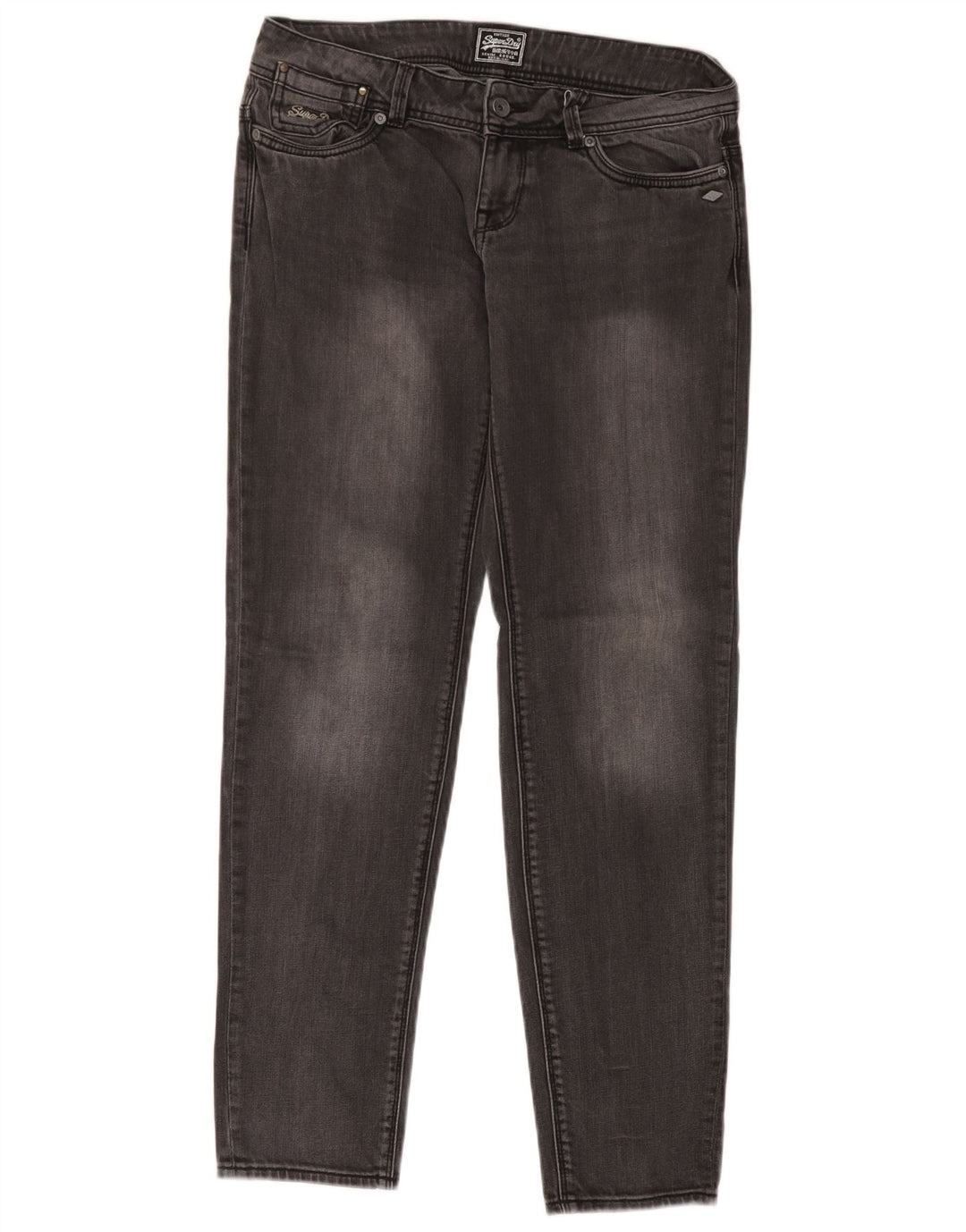 Superdry Γυναικείο Slim Jeans W29 L32 Γκρι βαμβακερό