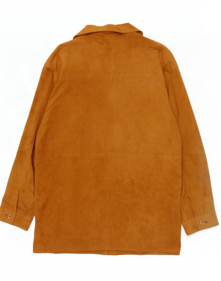 Vintage Γυναικείο Σαββατοκύριακο Suede Jacket IT 42 Medium Beige Leather