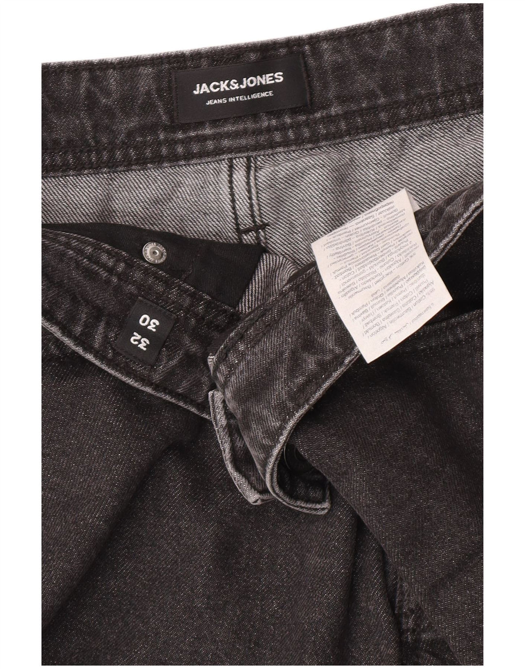 Jack & Jones Ανδρικό τζιν ίσιο W32 L27 Γκρι βαμβακερό