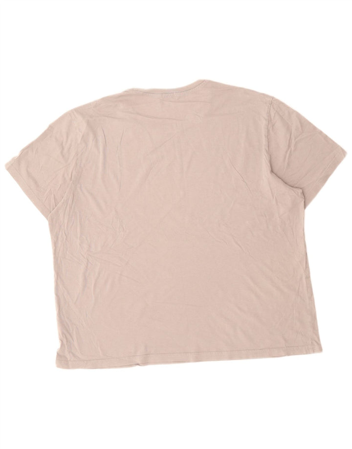 PAUL SMITH Ανδρικό γραφικό T-Shirt Top μεγάλο γκρι βαμβακερό