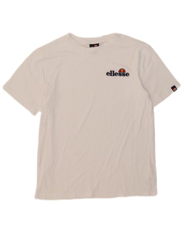 Ανδρικό T-Shirt Ellesse Top Large White Βαμβακερό