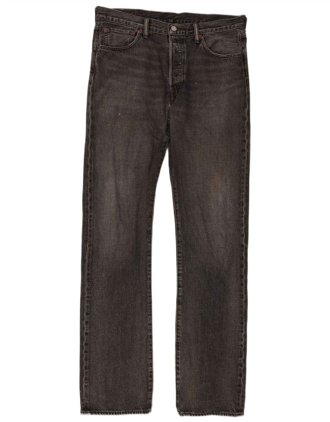 Levi's Mens 501 Straight Jeans W34 L36 Μαύρο