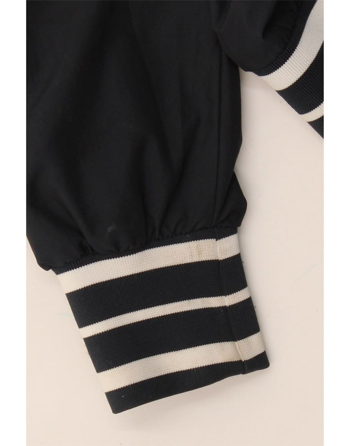 NIKE Womens Big & Tall Hooded Bomber Jacket UK 18 XL Navy Blue Polyester Vintage Nike and Second-Hand Nike from Messina Hembry 