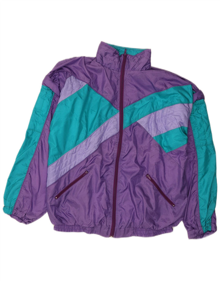 Vintage γυναικεία φόρμα UK 14 Medium Purple Colourblock