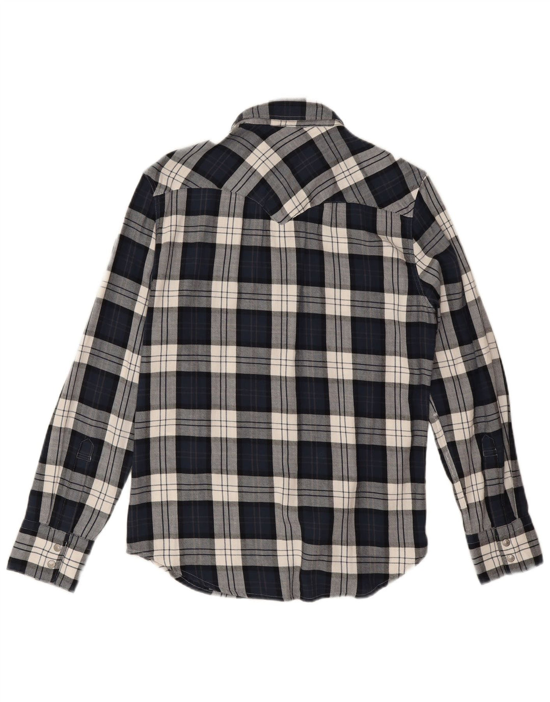 Ανδρικό φανελένιο πουκάμισο Levi's Small Navy Blue Check Cotton