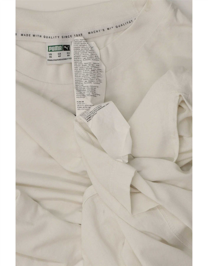 Ανδρικό T-Shirt Puma Top XS Λευκό βαμβακερό